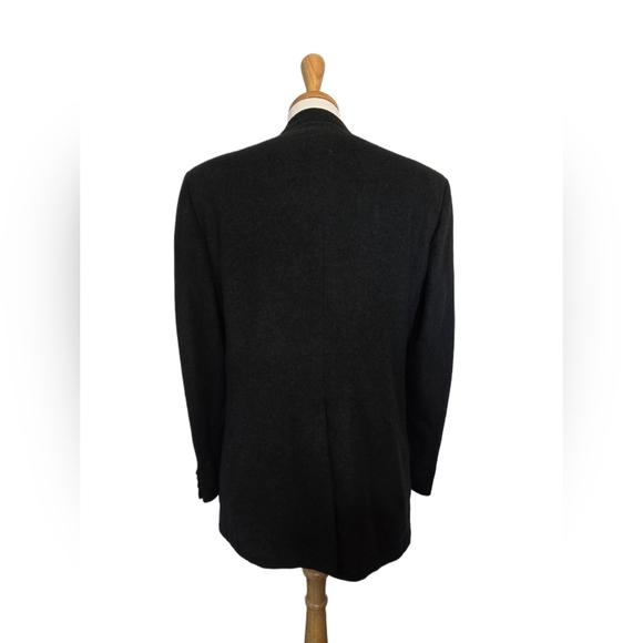 LONDON FOG vintage Lambswool Camel Hair Size 42R Blazer Suit Jacket Wedding Prom - Picture 3 of 7